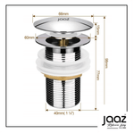 Waste Coupling | Brass - Pop-Up