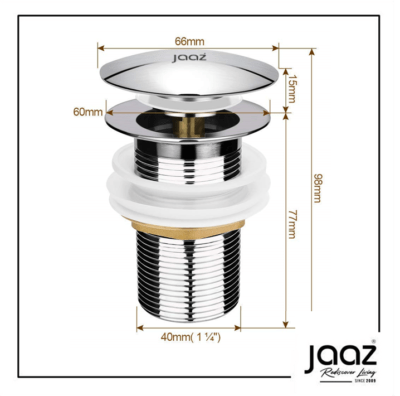 Waste Coupling | Brass - Pop-Up