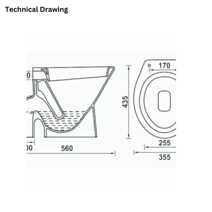 COCO Concealed Floor Mounted EWC With Tank