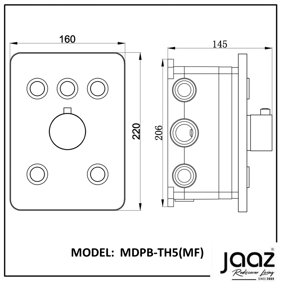 MDPB-TH5 (MF) | Thermostatic