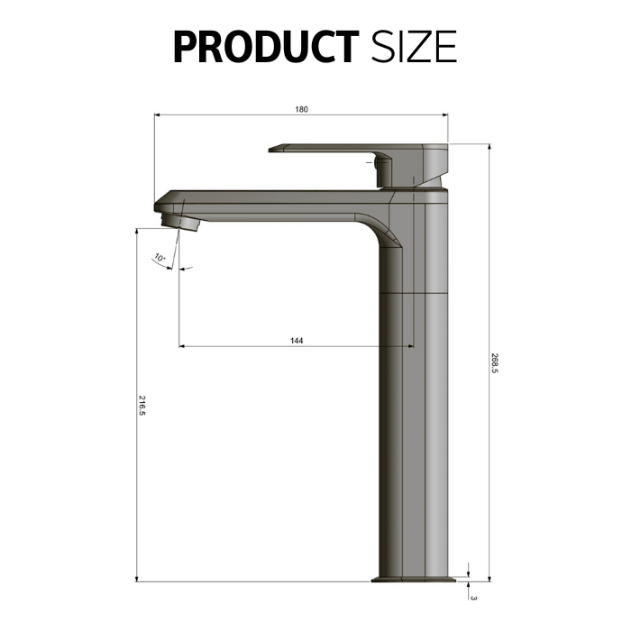 Orix | Tall - Floor Mount