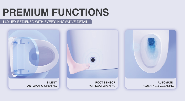 Floor Mount | Premium - Smart Toilet